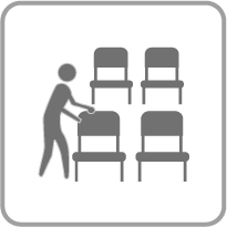 会場設営